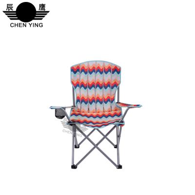 China Fishing New Full Color Printed Outdoor Chair Furniture General Use Camping Fold Up Chair for sale