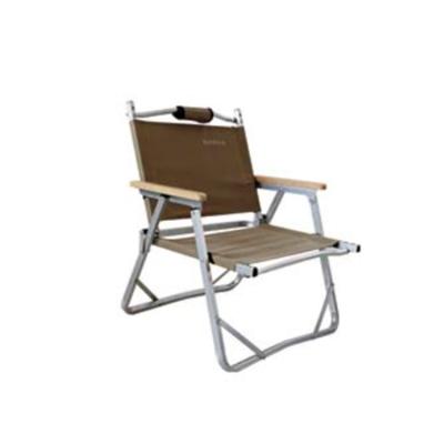 China Fishing Chair Railing Wholesale Customized Wooden Beach Chair With Sunshade for sale