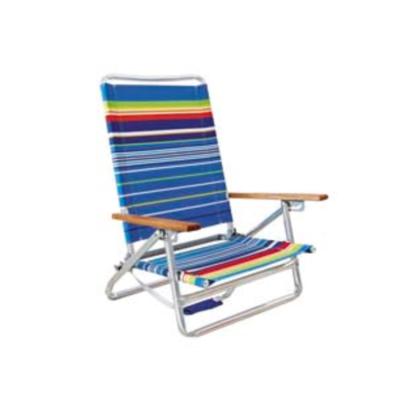 China Fishing Chair High Quality Color Stripe Folding Outdoor Beach Chair for sale