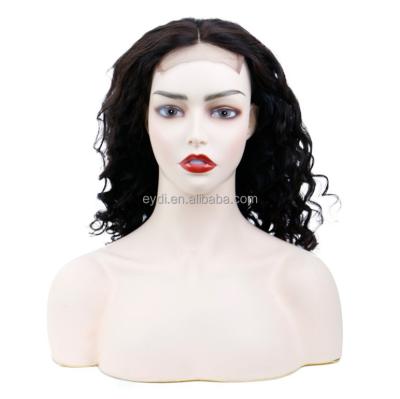 China Unprocessed Raw Virgin Human Hair Deep Wave Human Hair Lace Front Wigs For Black Women for sale