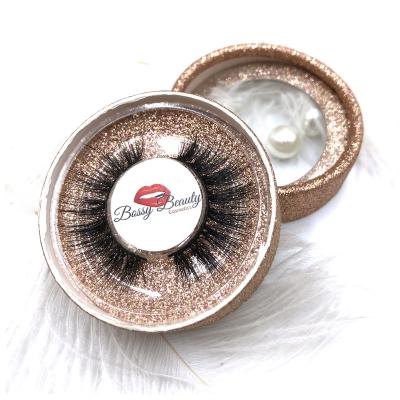 China Charming Sensitive Eyelashes 3D Mink Eyelashes Low MOQ Multilayered Own Brand Private Label for sale