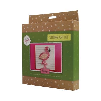 China China Audit Factory String Art Set Flamingo Shape Craft Set for sale