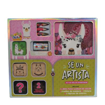 China Europe audit factory active edcutational DIY punch creative activity craft stamp set for sale