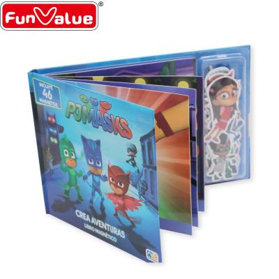 China New Audit Educational Factory Style Scenario Creative Magnet Books For Children for sale