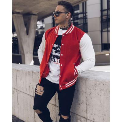 China Black Breathable Slim Fit Letterman Jackets Slim Fit College High School Equipment Baseball Casual Wool Jacket for sale