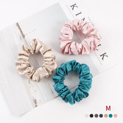 China Thermal Good Quality Thick Sleep Hair Scrunchies Daily Use Hair Accessories Mulberry Silk Scrunchie for sale