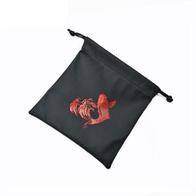 China Promotion Custom Logo Printed PU Leather Jewelry Bag Pouch for sale