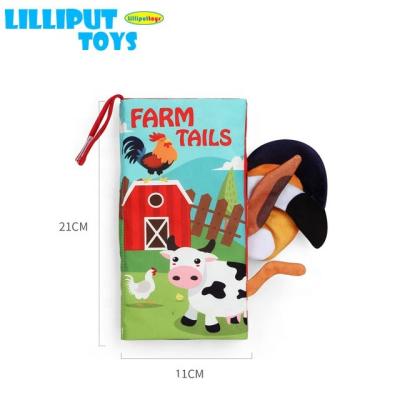 China Explore Children's Intelligence Touch and Feel Fold Books for Babies Cloth Activity Baby Books Soft Toys for Early Education for sale