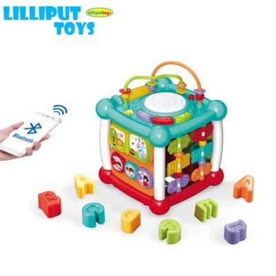 China Explore Children's Intelligence Baby Game Educational Musical Cube Box Early Infant Learning Toys for sale