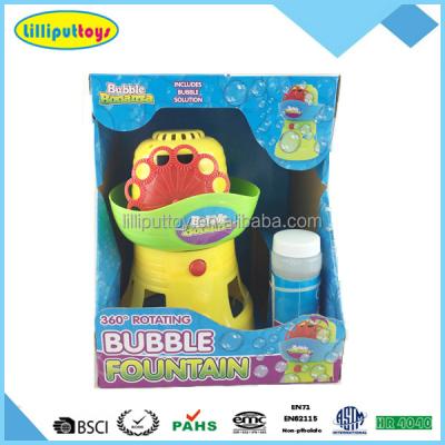 China Battery Operated Bo Fountain Bubble Machine With Solutions for sale