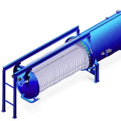 China 62KG Weight Advanced Pressure Leaf Filter Unit for Effective Particle Removal for sale