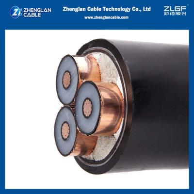 China Copper Power Cable 3core MV XLPE Insulated IEC60502-2 for sale