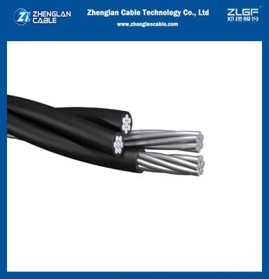 China 0.6 - 1KV Aluminum Overhead ABC Power Cable XLPE / PE Electrical Wire for sale