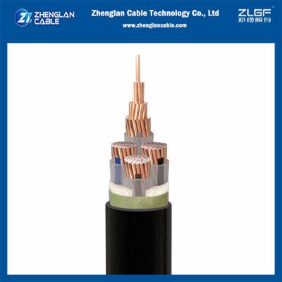 China 1kv 4core Flame Retardant Power Cable Unarmored Cu/XLPE/FR-PVC Copper Cable IEC60502-1/IEC60332-3-24 for sale