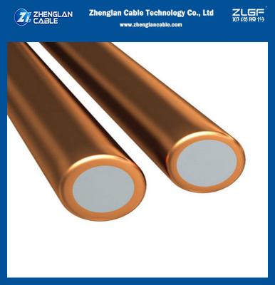 China Copper Clad Steel Earth Wire CCS Grounding Wire Bare Copper Conductor Customize Size Availab 30% Conductivity Te koop