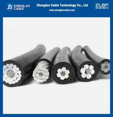 China 0.6/1kv Overhead Insulated Cable AAC/XLPE+AAAC/XLPE Low Medium Voltage Twisted Aerial Overhead ABC Cable for sale