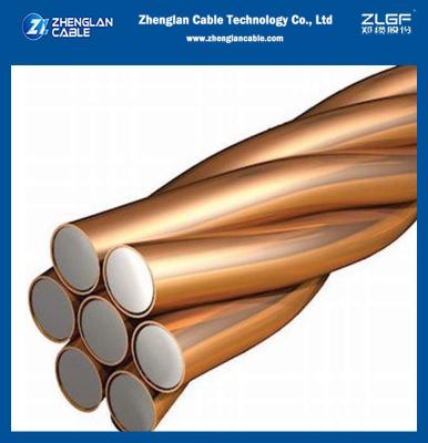 China CCS kopergeplatte staaldraad 40% 30% geleidbaarheid koperweld ASTM B227 Te koop