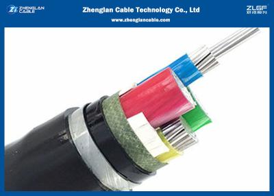 中国 0.6/1KV 4Cの地下の装甲送電線（AL/CU/PVC/XLPE/NYBY/N2XBY）わずかなセクション:4*1.5~4*400mmの² 販売のため