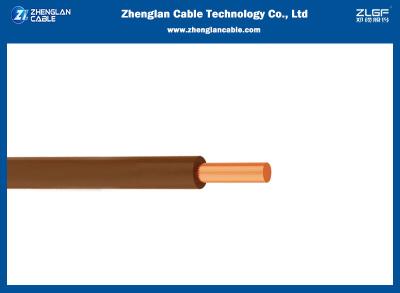 China THW-90 14 alambre del edificio del AWG 450/750V 90℃ y alambre de cobre trenzado cable en venta