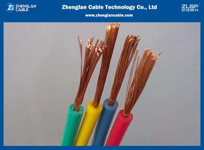 China humo bajo 300/500v cero cable del halógeno, solo alambre flexible no forrado ignífugo de la base en venta