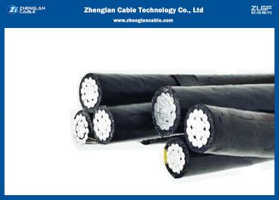 China Kabel van de de Dienstdaling van het aluminiumxlpe Lage Voltage 0.6/1KV Triplex Te koop