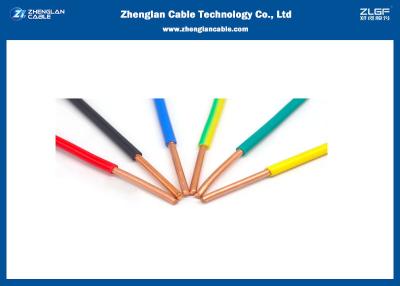 중국 1.5 밀리미터 2.5 밀리미터 4 밀리미터 300/500V 단일 구리선 와이어 PVC 단열재 판매용