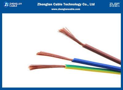 중국 구리 케이블 집 전기 전화선 BV 다 목적 1.5mm2는 격리된 핵심 PVC를 골라냅니다 판매용
