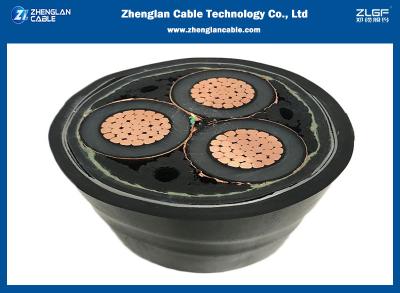 Chine La bande en acier XLPE que blindé a isolé le PVC de cable électrique a engainé le 26/25 noyau électrique 240sqmm du kilovolt 3 à vendre