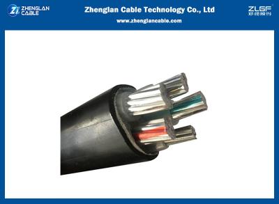 Cina cavo elettrico di alluminio di bassa tensione di 1kv 3x25+2x16sqmm Al/Xlpe/Pvc secondo IEC60502-1 in vendita