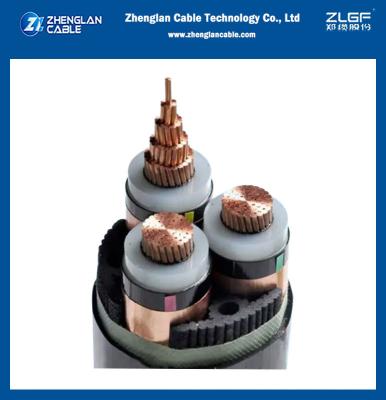 China Geïsoleerde het Koperband Onderzochte 3core Kabel 3x70sqmm 6.35/11kv XLPE van de koperkern Te koop