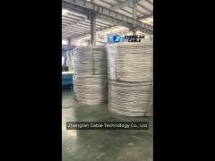 overhead insulated cable 15kv 25kv 35kv 3layer aac conductor xlpe insulation hdpe outer jacket tree