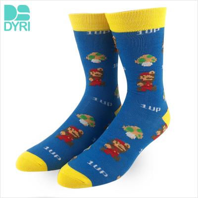 China Viable Super Mario Bros. custom ankle crew socks happy men for sale