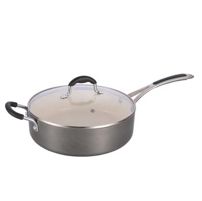 China Durable Hard-Anodized Aluminum Chef's Ceramic Coating Pan for sale