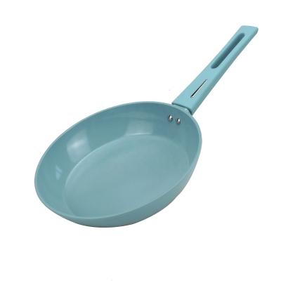 China Sustainable Household Forged Aluminum Skillets Non Stick Ceramic Cooking Pan Dishwasher And Oven Safe for sale