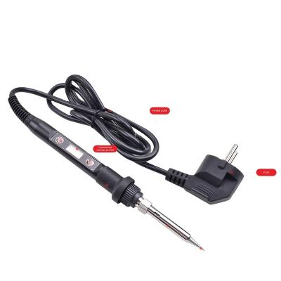 China European Standard 80W Internal Black Adjustable Temperature Control Constant Temperature Fast Heating Ceramic Portable Soldering Iron for sale