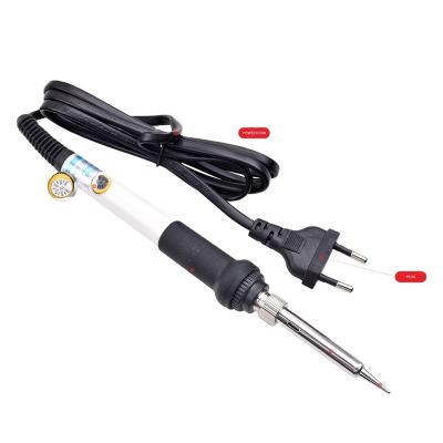 China Fast Heat Internal Transparent Blue Adjustable Temperature Control Ceramic Constant Temperature 80W Portable Soldering Iron for sale