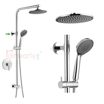 China With Diverter Professional Manufactured Brass Concealed Shower System Set Column Bathroom Tapware Australia Shower for sale