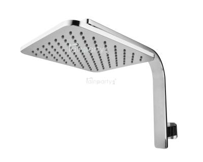 China Without Diverter Rainparty Bathroom Rain Top Shower Head Brass Shower Arm Watermark for sale