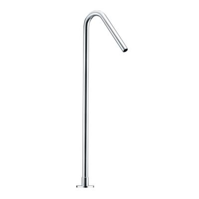 China Freestanding Bathtub Shower Diverter Bathroom Water Spout Brass Bending Bathtub Faucet for sale