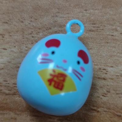 China High Quality Chinese Zodiac Mouse Tumbler Bell Brass Alloy Decoration Cartoon Bell for sale