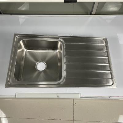 China Without Faucet Wholesales Stainless Steel Sink 9050 Stainless Steel Sink Good Quality for sale