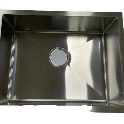 China Without Faucet Hot Ware Custom Size Kitchen Sinks Practical Luxury Handmade Single Stainless Steel for sale