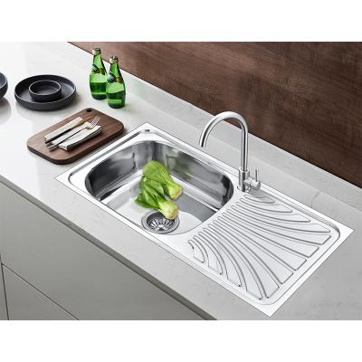 China Without Faucet Wholesales Stainless Steel Sink Stainless Steel Sink SA7540B Good Quality for sale