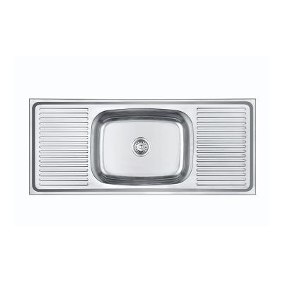 China Without Faucet 201/304 Stainless Steel Wholesale Sink High Quality Kitchen Sink for sale