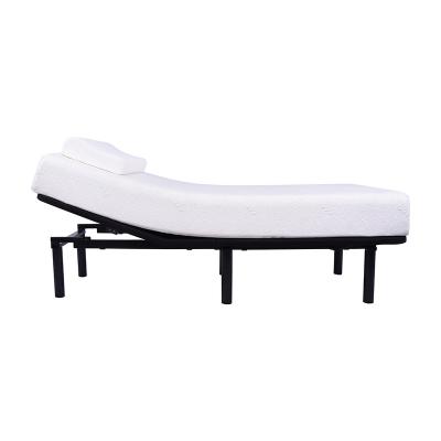 China Good Quality Beds Adjustable Upholstered Smart Bed With Massage Queen Bed Frame for sale