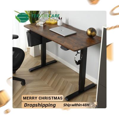 China Factory Direct Supply Adjustable (Height) Standing Foldable Electric Height Adjustable Computer Desk Computer Desk for sale