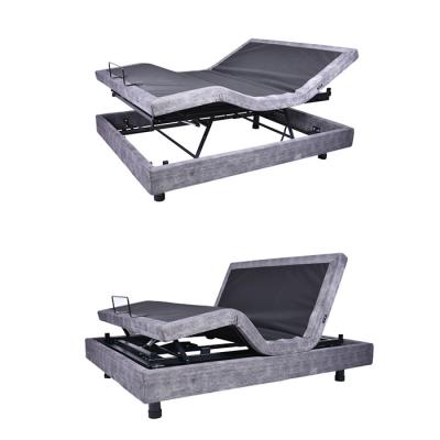 China (Size) Hot Selling Adjustable Bed Base Adjustable Bed Base With Mattress Height Adjustable Massage Bed for sale