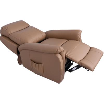 China Helper Elderly Get Up Popular Recommend Power Single Seat Leather Chair Electric Recliner Sofa Elderly Chair for sale