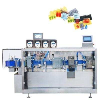 China Professional glass bottle bfs injection drink ampoule hyaluronic pen no needle injector packing machine for sale