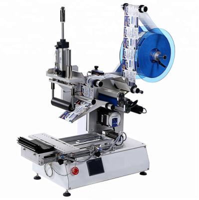 China CLOTHING ATPACK semi-automatic round bottle labeling machines square bottle labeling machine for sale